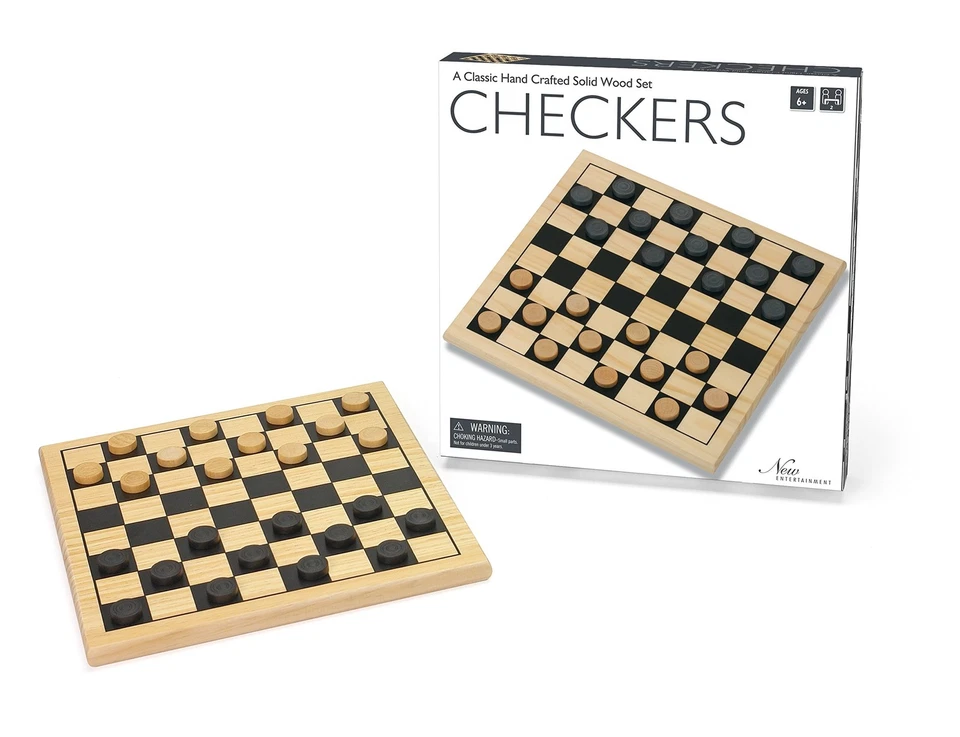 Intex Wooden Checkers - Image 1 of 1