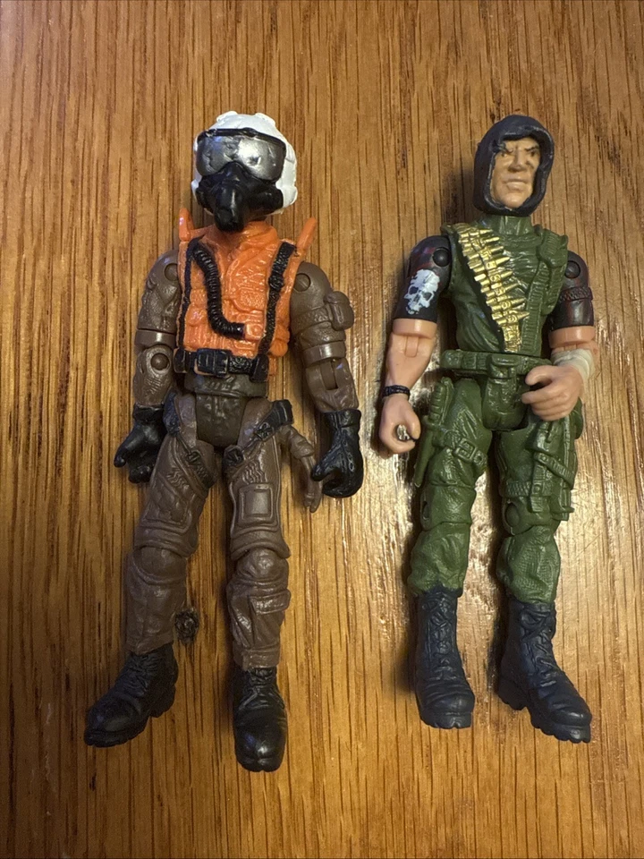 Lanard The Corp! Lote de figuras de acción de 4" The Pilot and the Troll 2005 Foto 1 de 3