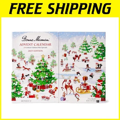 Beautifully Illustrated 2025 Advent Calendar with 24 Premium Flavor Jars - Image 1 of 4