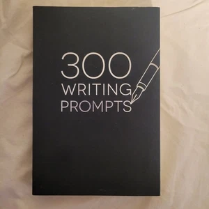 Diario de 300 indicaciones de escritura 204 páginas, papel Piccadilly de alta calidad encuadernado abierto - Imagen 1 de 4