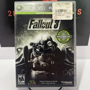 Fallout 3 Platinum Hits (Microsoft Xbox 360) - Complete In Box - Tested/Working - Picture 1 of 4