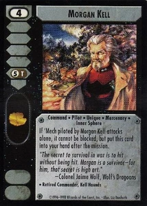 Morgan Kell (CE) - Commander's Edition - Battletech CCG - Picture 1 of 6