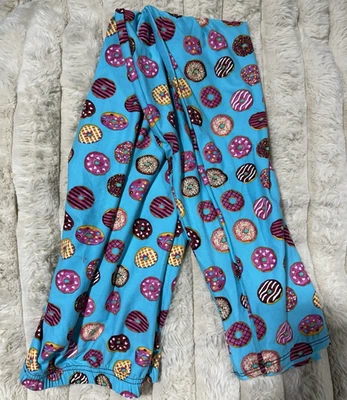 Mujer Leggings Donuts Rosa Aqua Colorido Talla TC/CV Plus Nuevo con Etiquetas Cintura Elástica Foto 1 de 4