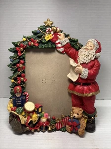 Vintage Traditions Cadre de Noel 3D Weihnachten Urlaub Santa Spielzeug 5x7 Fotorahmen - Bild 1 von 9