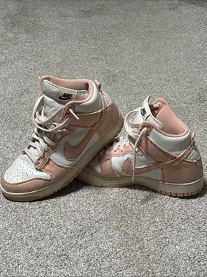 Nike Dunk High 1985 Shoes Wmns Size 8 Arctic Orange Pink White Retro DV1143-800 - Image 1 of 4