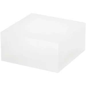 Plymor Frosted Acrylic Square Display Block, 2" H x 4" W x 4" D - Picture 1 of 1