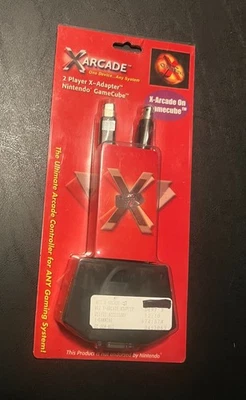 XGaming X-Arcade 2-Player Adapter Tankstick Joystick Nintendo GameCube NOS 2002 - Bild 1 von 3