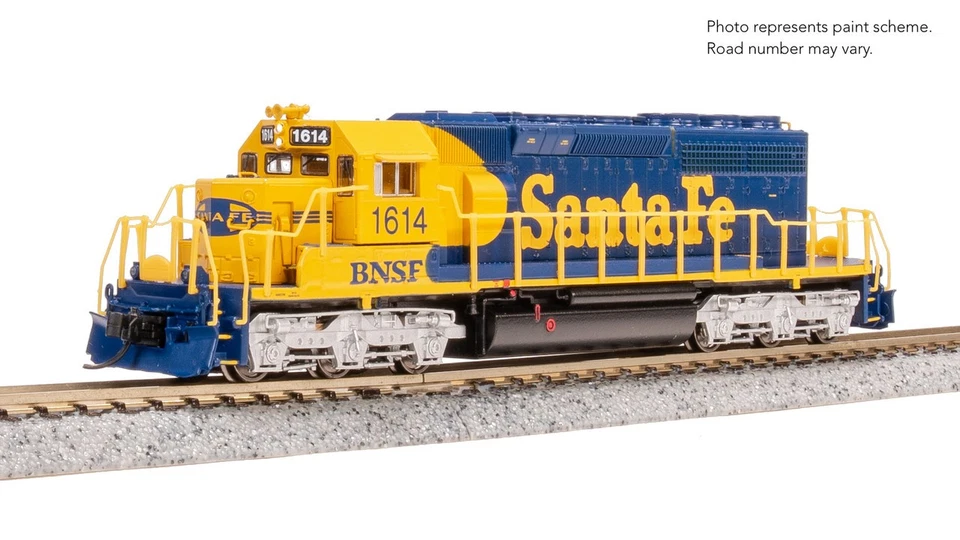 Broadway Limited  9480 N BNSF EMD SD40-2 Diesel Locomotive 1614 (Analog DC) - Image 1 of 2