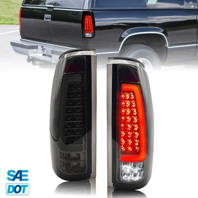 C Bar LED Tail Lights For 1988-1998 Chevy Silverado Blazer Tahoe GMC C/K Sierra - Изображение 1 из 4