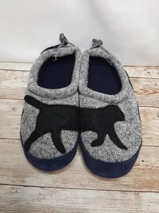 L.L. Bean Children’s Sweater Fleece Slippers with Dog Motif Size 10-11 NWT - Picture 1 of 9