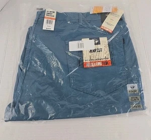 Dockers Men's Straight Fit Jean Cut All Seasons Tech Pants 52x30 Big&Tall Blue - Picture 1 of 5