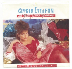 GLORIA ESTEFAN & MIAMI SOUND MACHINE, "RHYTHM IS GONNA GET YOU" - Picture 1 of 4