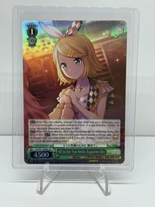 Weiss Schwarz HATSUNE MIKU All to See You Smile, Kagamine Rin PJS/S91-E040S SR - Picture 1 of 3