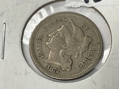1872 3 Cent lll Nickel U.S. Coin - Image 1 of 4