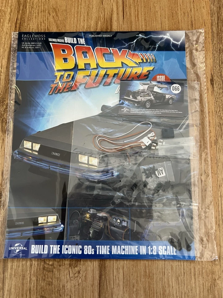 EAGLEMOSS  BUILD THE BACK TO THE FUTURE DELOREAN ISSUE 66 PART AND MAGAZINE - Image 1 of 1