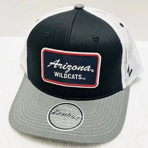Zephyr Arizona Wildcats Script Trucker Hat Cap Adjustable Snapback Black NCAA - Picture 1 of 5