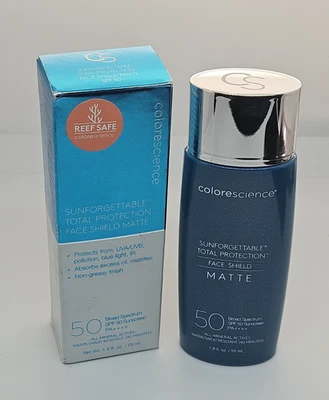 ColoreScience Sunforgettable SPF50 Total Protection Face Shield Matte 1.8z READ - Image 1 of 4