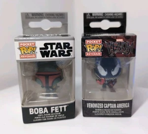 Pocket Pop Keychains Venom captain America and Boba Fett - Foto 1 di 1