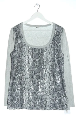 BC BEST CONNETIONS Langarm-Bluse Damen Bluse Gr. DE 44 khaki-hellgrau-schwarz - Bild 1 von 4