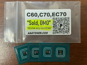 4 x Toner Chip for use in Xerox C60, C70, EC70 Production Digital Printer Refill - Picture 1 of 3