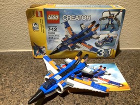 LEGO Creator Thunder Wings 31008 3 in 1 Plane Robot Mech Futuristic Car