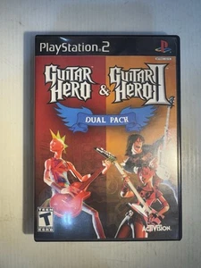 Guitar Hero & Guitar Hero II Dual Pack (Sony PlayStation 2, 2007) - Picture 1 of 9