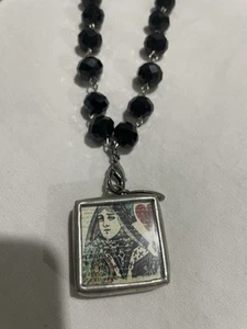 JEWEL KADE NECKLACE Queen Of Hearts & Crown Pendant * FREE SHIPPING!* Great Gift - Picture 1 of 6