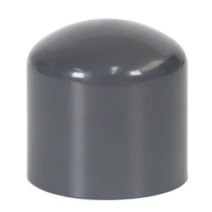 847 Series PVC Pipe Fitting, Cap, Schedule 80, 2" - Picture 1 of 12