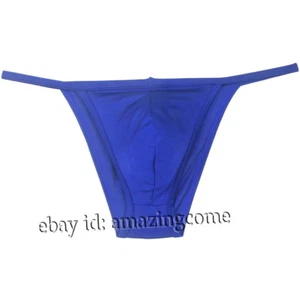 Pantalones cortos de bikini de cuerda para hombre ropa interior hombre tanga lateral abierta baúles de baño suaves - Imagen 1 de 25
