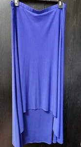 Chico's Hi Low Maxi Skirt Women's 2 (Medium) Blue - Picture 1 of 5