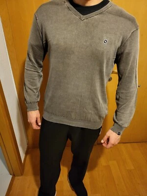 JERSEY RIP CURL TALLA XL COLOR GRIS MATERIAL ALGODON USED - Imagen 1 de 4