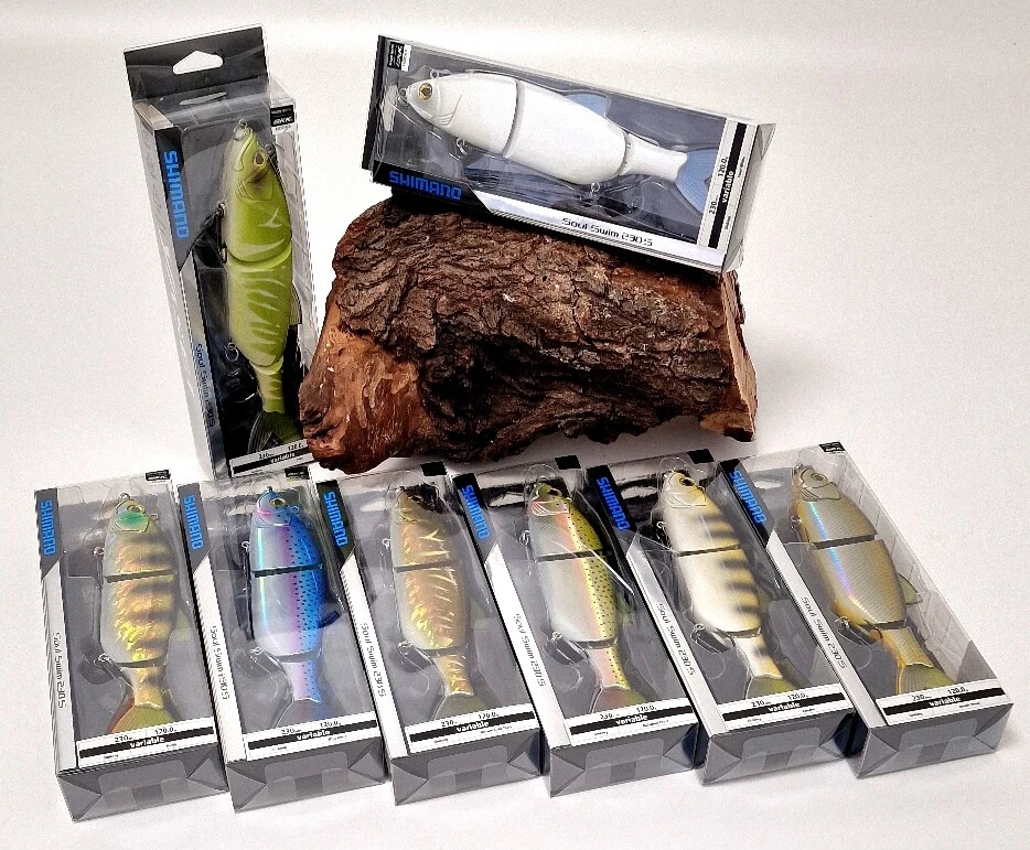 Shimano Lure Yasei Soul Swim S 230mm 120g 8 Farben Sinking Swimbait Wobbler SALE - Bild 1 von 1