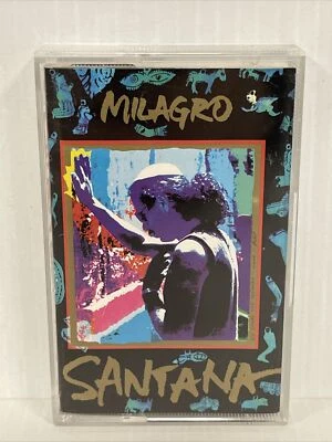 SANTANA MILAGRO Cassette Tape OG 1992 Rock Jazz Fusion Rare - Image 1 of 4