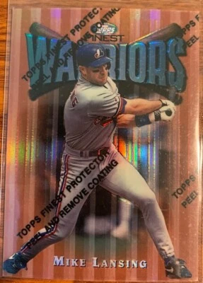 1997 Topps Finest Bronze #69 Mike Lansing Montreal Expos Free Shipping - Image 1 of 2