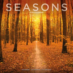 Seasons 2026 Calendar Travel & Nature Gift Wall 15% OFF MULTI ORDERS - Picture 1 of 8