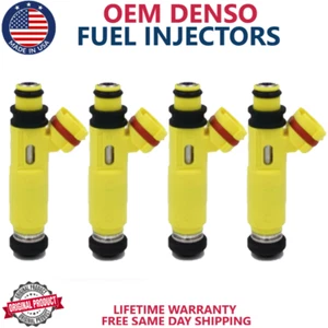 PACK OF 4 GENUINE DENSO Fuel Injectors For 2004-2008 Mazda RX-8 1.3L R2 - Picture 1 of 2