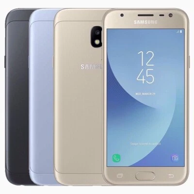 Samsung Galaxy J3 J330F (2017) Dual SIM 16GB White Black Gold Blue Unlocked GOOD - Image 1 of 2