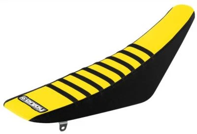 ENJOY MFG Suzuki RMZ 450 2005 - 2017 Coprisedile Pinza Rigata Nero Giallo Nero Ribs MX