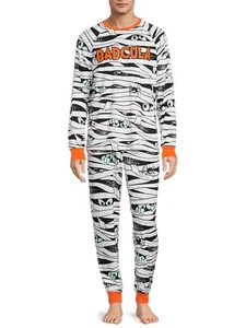 Men's Dadcula Halloween Costume Glow in the Dark Pajamas Sleepwear NWT - Picture 1 of 2