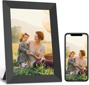 Jeemak WiFi Digitaler Bilderrahmen 7 Zoll Foto mit IPS Touchscreen... - Bild 1 von 7