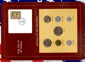 Juegos de monedas de todas las naciones Filipinas UNC 1983 pero 25 Sentimo 1984 - Imagen 1 de 2