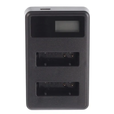 NB-6L/6LH LCD USB Dual Battery Charger f Canon PowerShot D30 S200 SX710 SX700 HS - Image 1 of 4