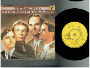 KRAFTWERK SHOWROOM DUMMIES 1977 7 INCH VINYL SINGLE - Foto 1 di 1