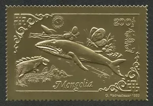 Mongolia 1993 - Mi-Nr. 2471 A ** - MNH - Oro - Fauna - Mariposas - Imagen 1 de 1