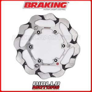 S34009 FRONT BRAKE DISC SX BRAKING YAMAHA YZ 250 2000 - WAVE SEMI-FLOATING  - Picture 1 of 5