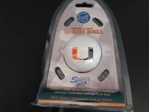 Miami Hurricanes Cue Ball - Picture 1 of 2