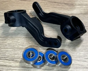 STEERING ARM SET W/BEARINGS For Duratrax Firehammer Smartech Carson FG 1/5 RC - Picture 1 of 6