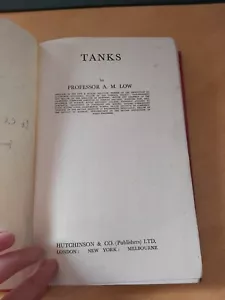 Tanks Military Army WW War transport Modeller Book Signed Lieutenant Alcock 1942 - Imagen 1 de 10