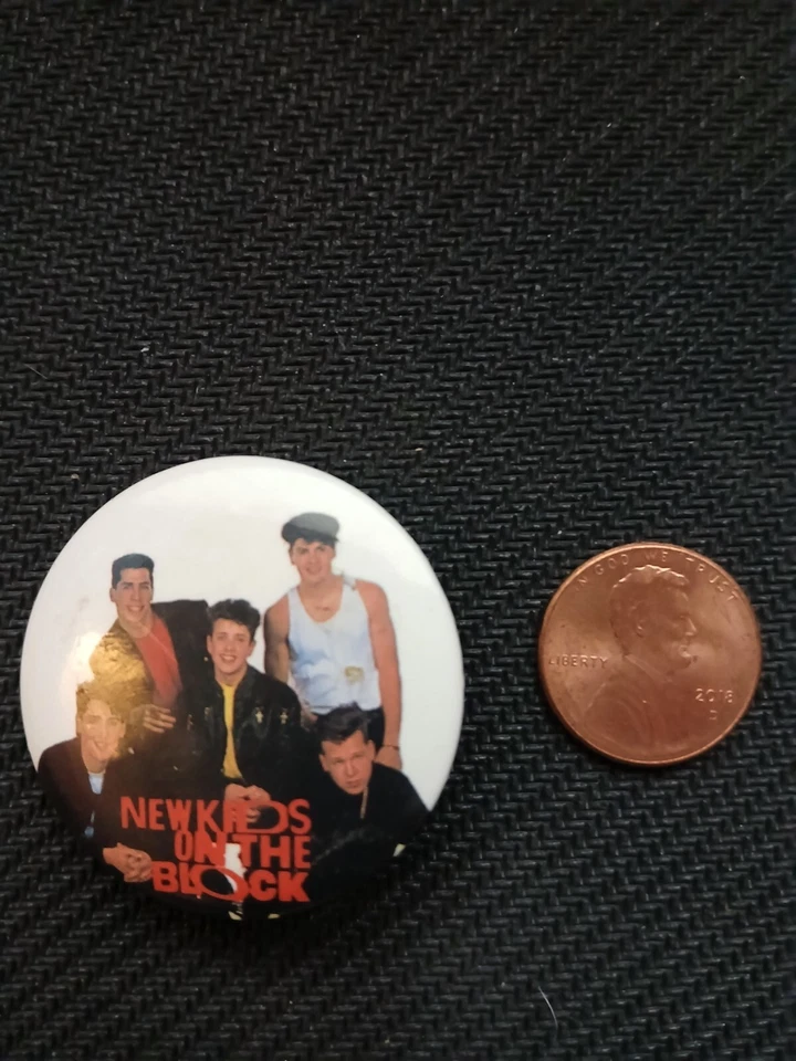 2011 NEW KIDS on the BLOCK Pinback Button 1.5” NKOTB 80s 90s - Image 1 of 2