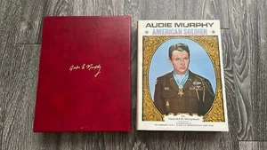 Audie Murphy American Soldier Harold Simpson, Corinne Murphy Signed W/ Sleeve - Picture 1 of 9
